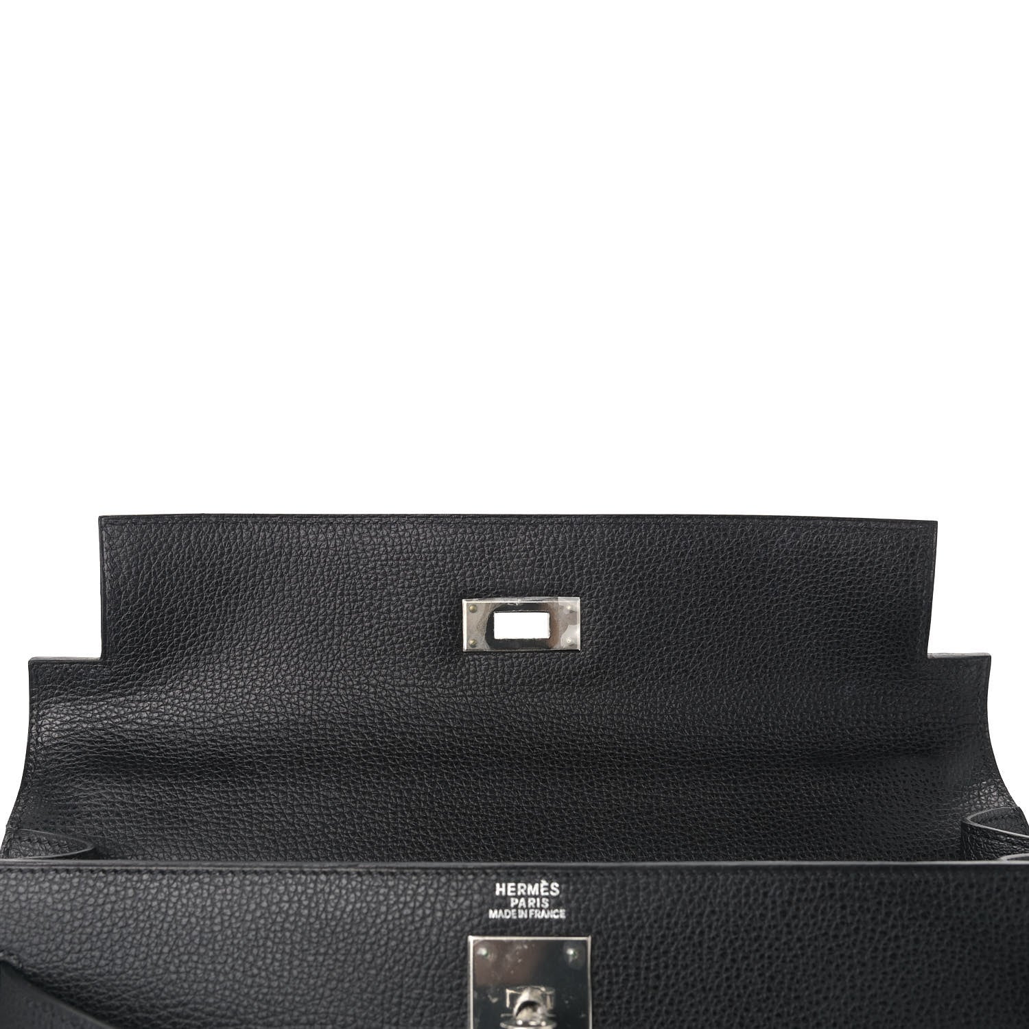 Hermes Vache Liegee Kelly Sellier 32 Black 14 of 34