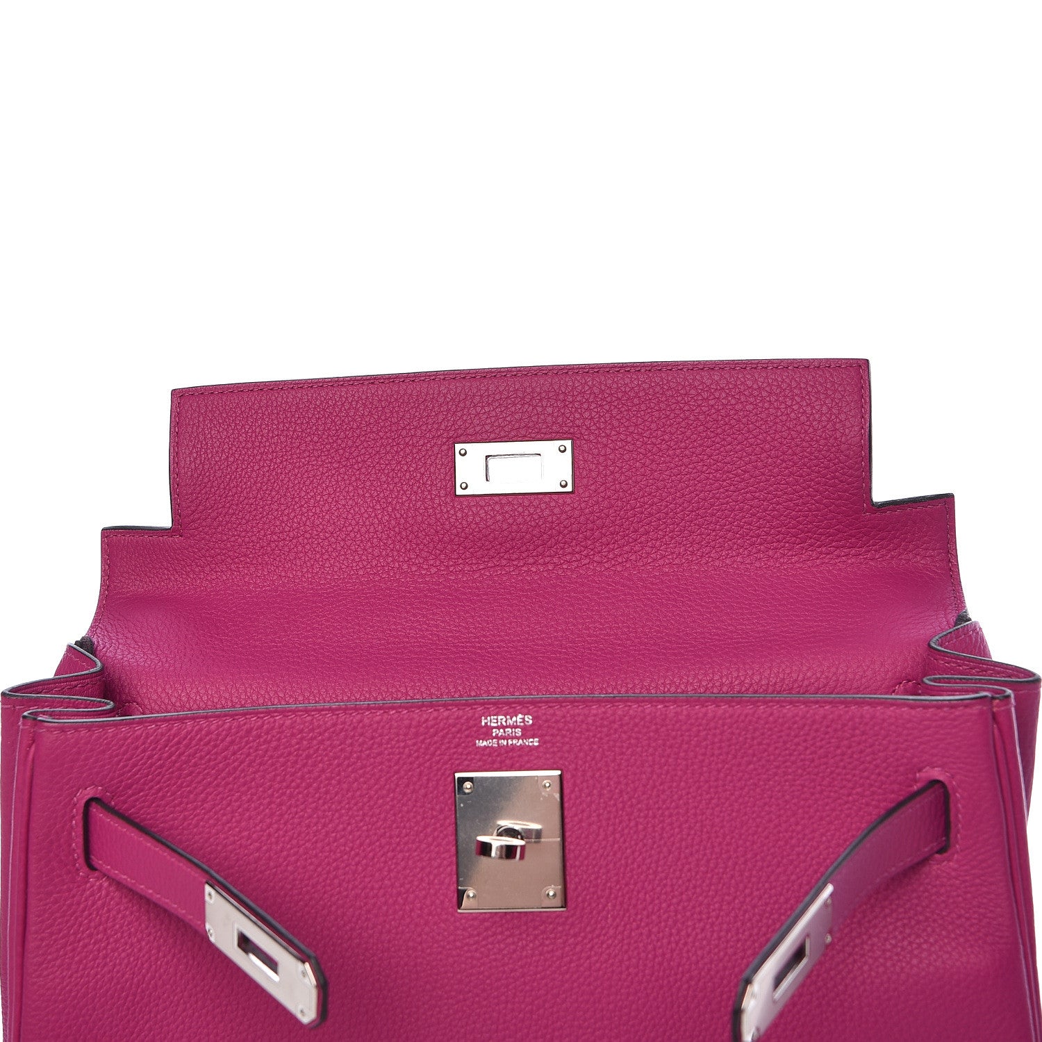 Hermes Togo Kelly Retourne 28 Rose Pourpre 21 of 42