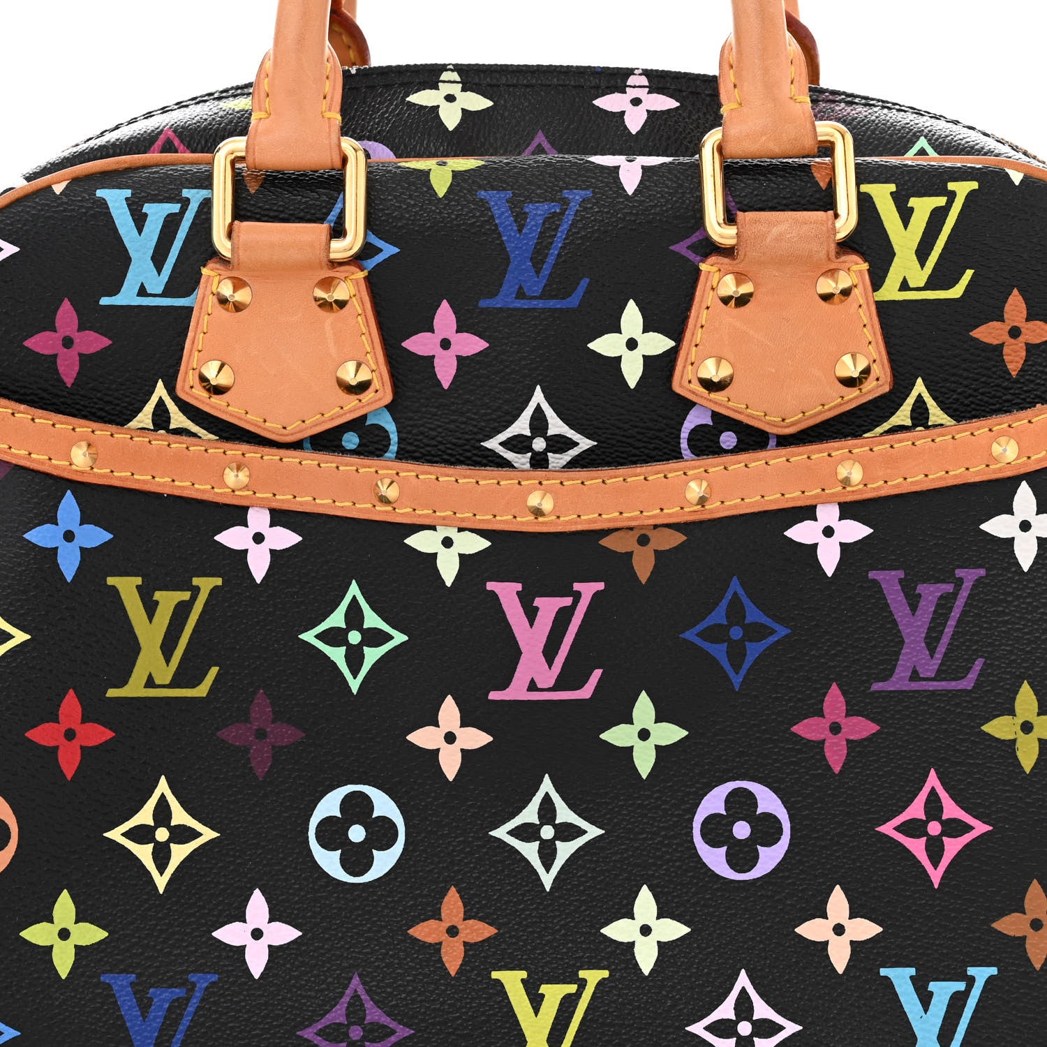 Louis Vuitton Monogram Multicolor Trouville Black 7 of 9