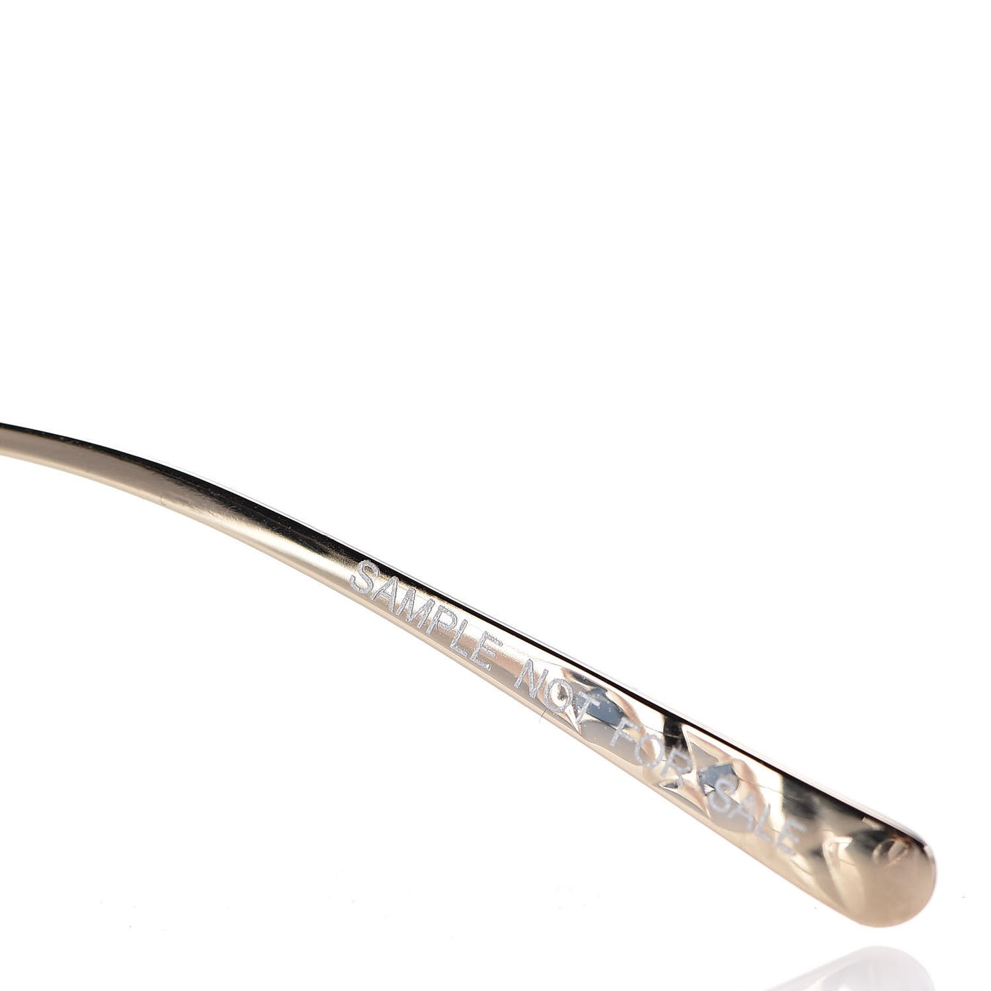 Metal Denim Oval Sunglasses 4248-J Gold Dark Blue