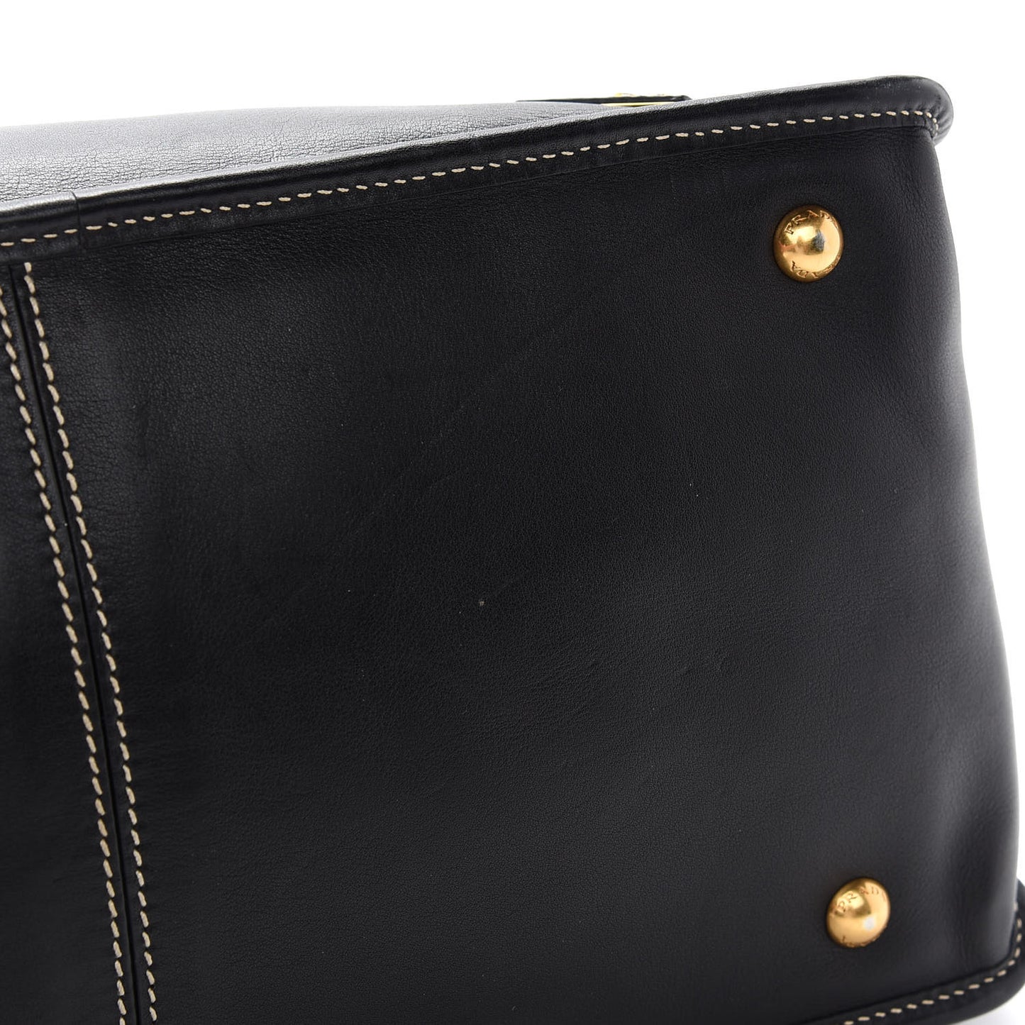 Glace Calf Tote Black