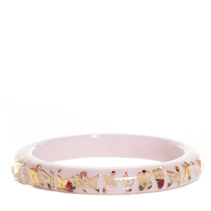 Louis Vuitton Resin Swarovski PM Inclusion Bracelet M Parme 1 of 3