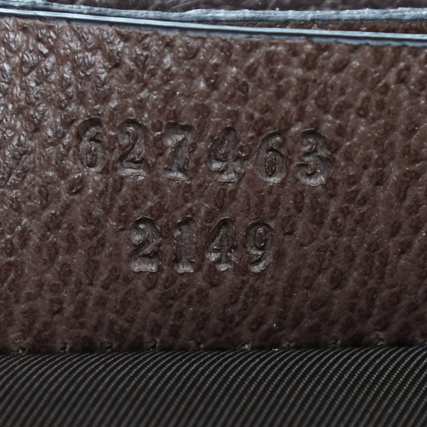 GG Supreme Monogram Textured Calfskin Web Ophidia Vanity Cosmetic Case Beige Ebony New Acero