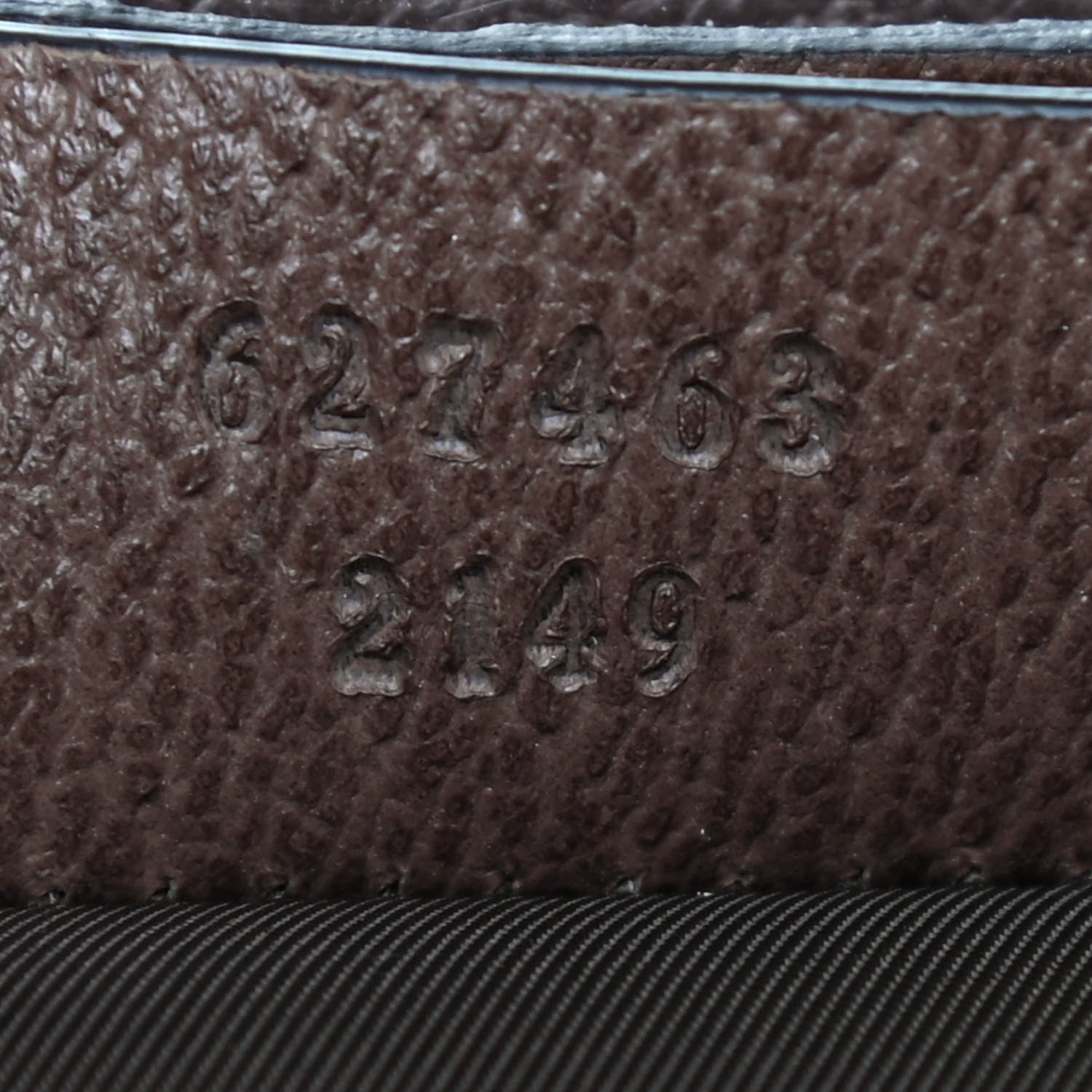Gucci GG Supreme Monogram Textured Calfskin Web Ophidia Vanity Cosmetic Case Beige Ebony New Acero 7 of 7