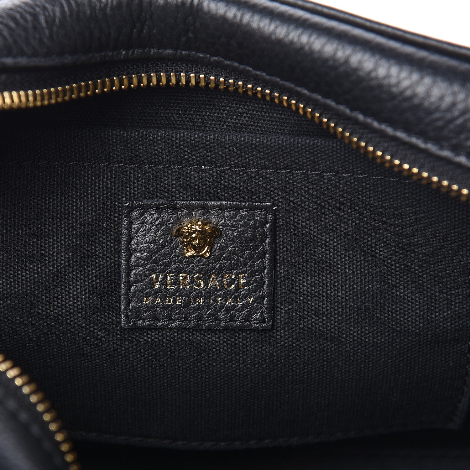 Versace Calfskin Palazzo Camera Bag Black 6 of 9