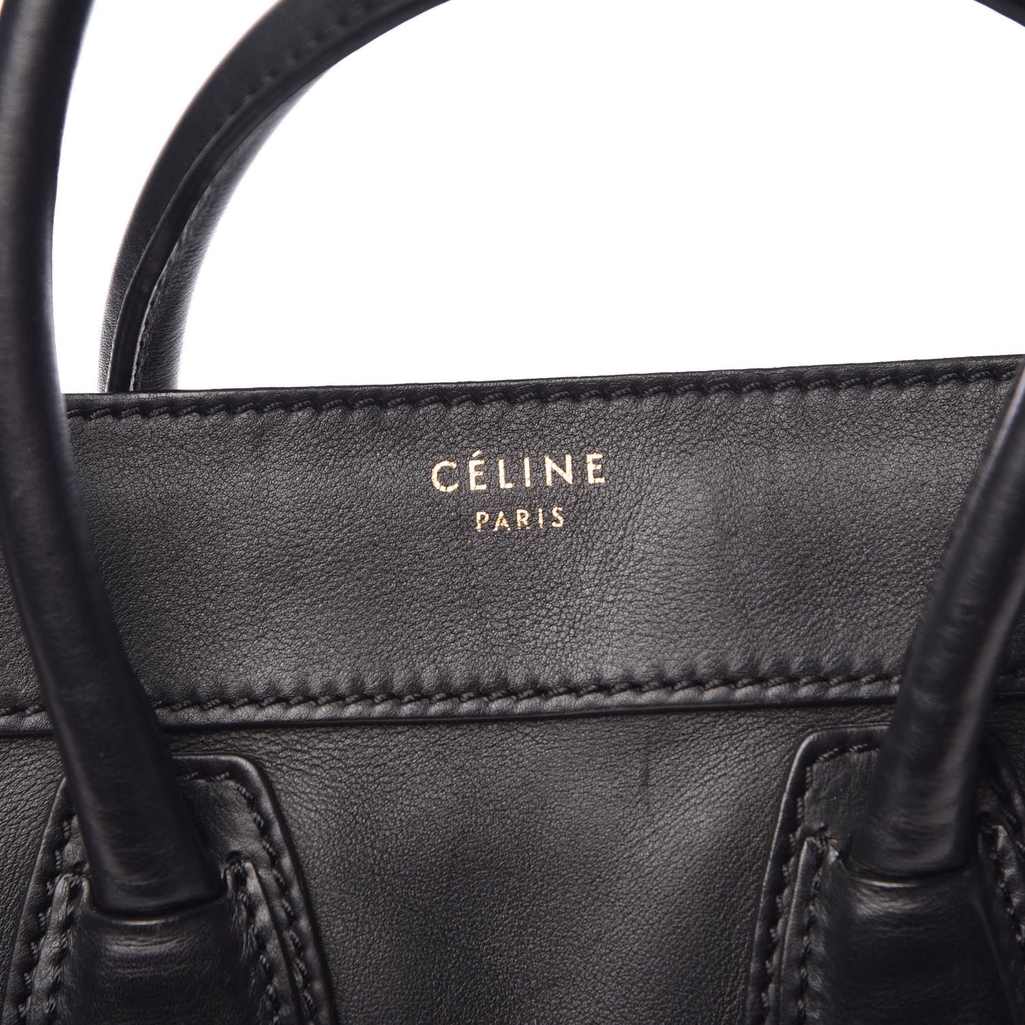 Smooth Calfskin Micro Luggage Black