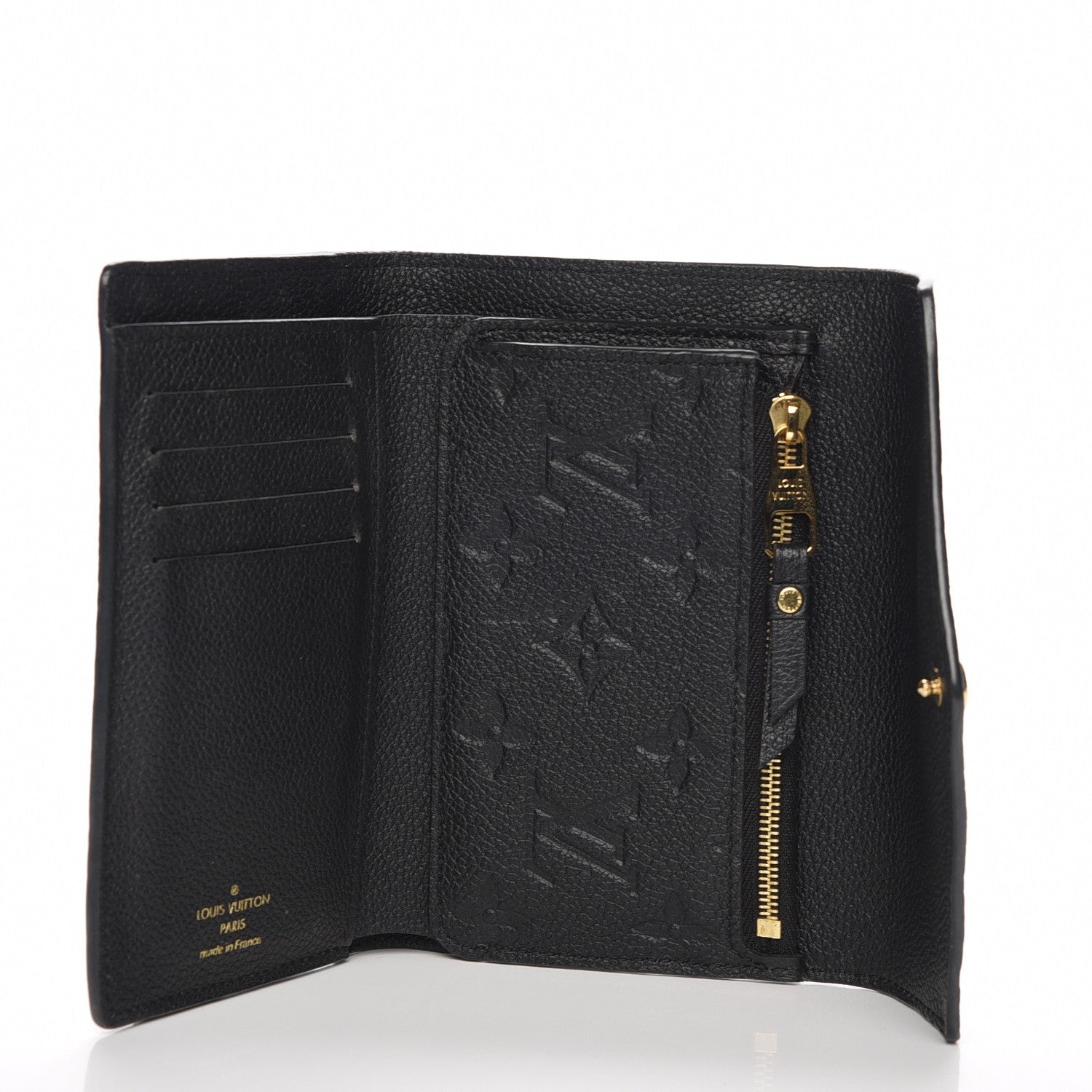 Louis Vuitton Empreinte Compact Curieuse Wallet Black 5 of 8