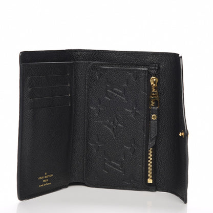 Louis Vuitton Empreinte Compact Curieuse Wallet Black 5 of 8