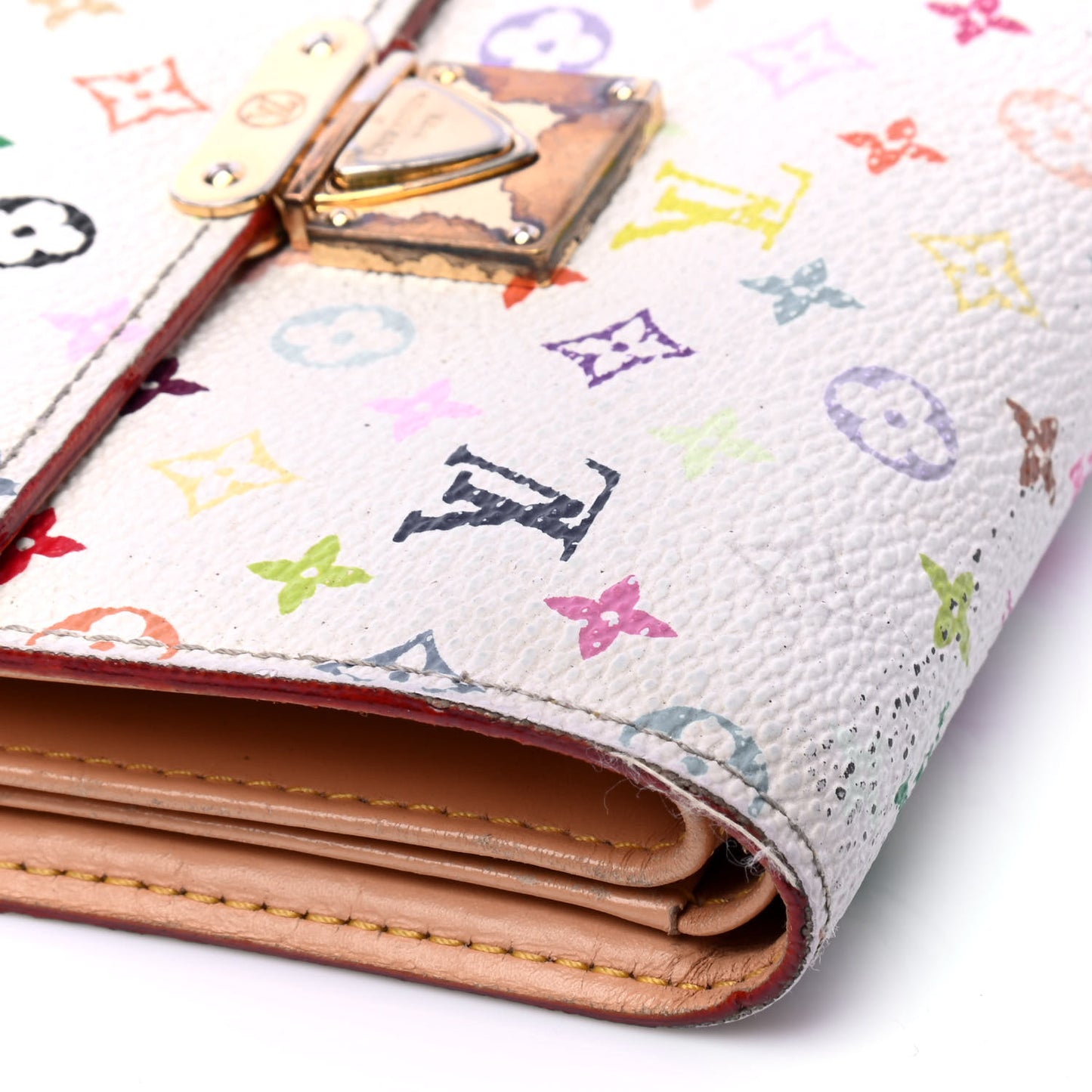 Monogram Multicolor Koala Wallet White