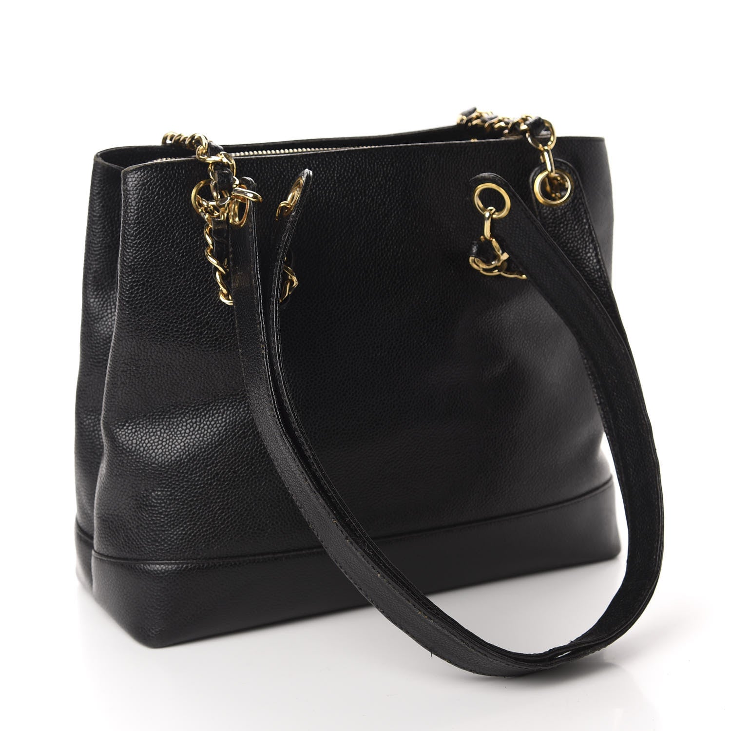 Chanel Caviar CC Shoulder Bag Black 3 of 11