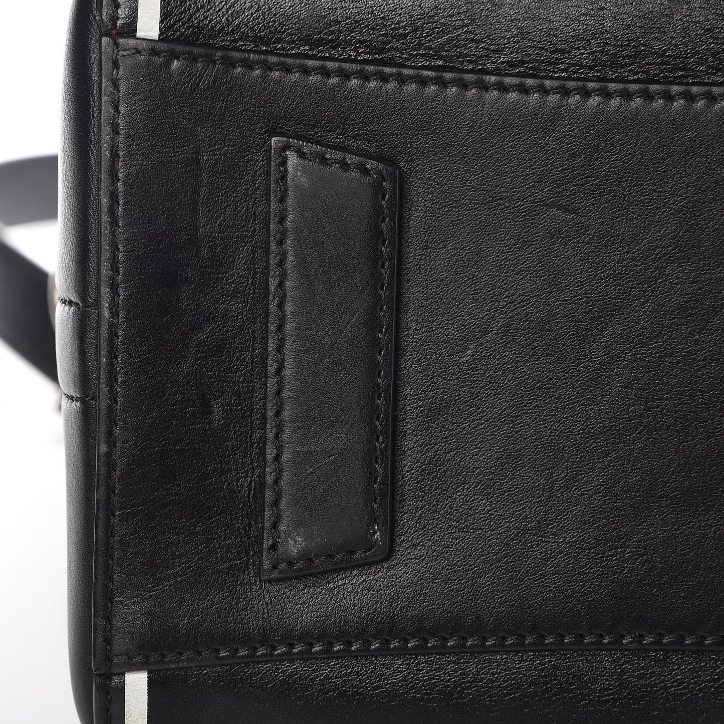 Calfskin Small Contrasted Frame Antigona Black