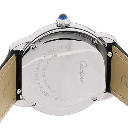 Cartier Stainless Steel Calfskin 29mm Ronde Solo Quartz Watch 4 of 4