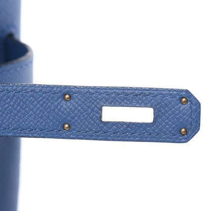 Hermes Epsom Birkin 35 Bleu Agate 16 of 34
