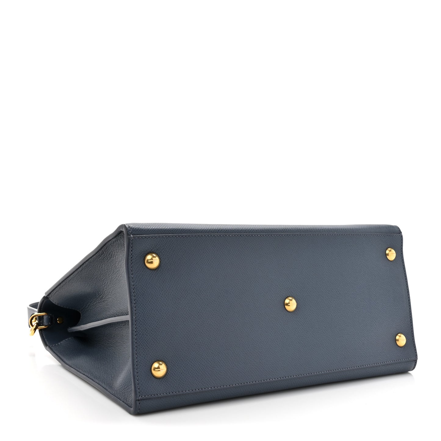 Grained Calfskin Large St. Honore Tote Blue