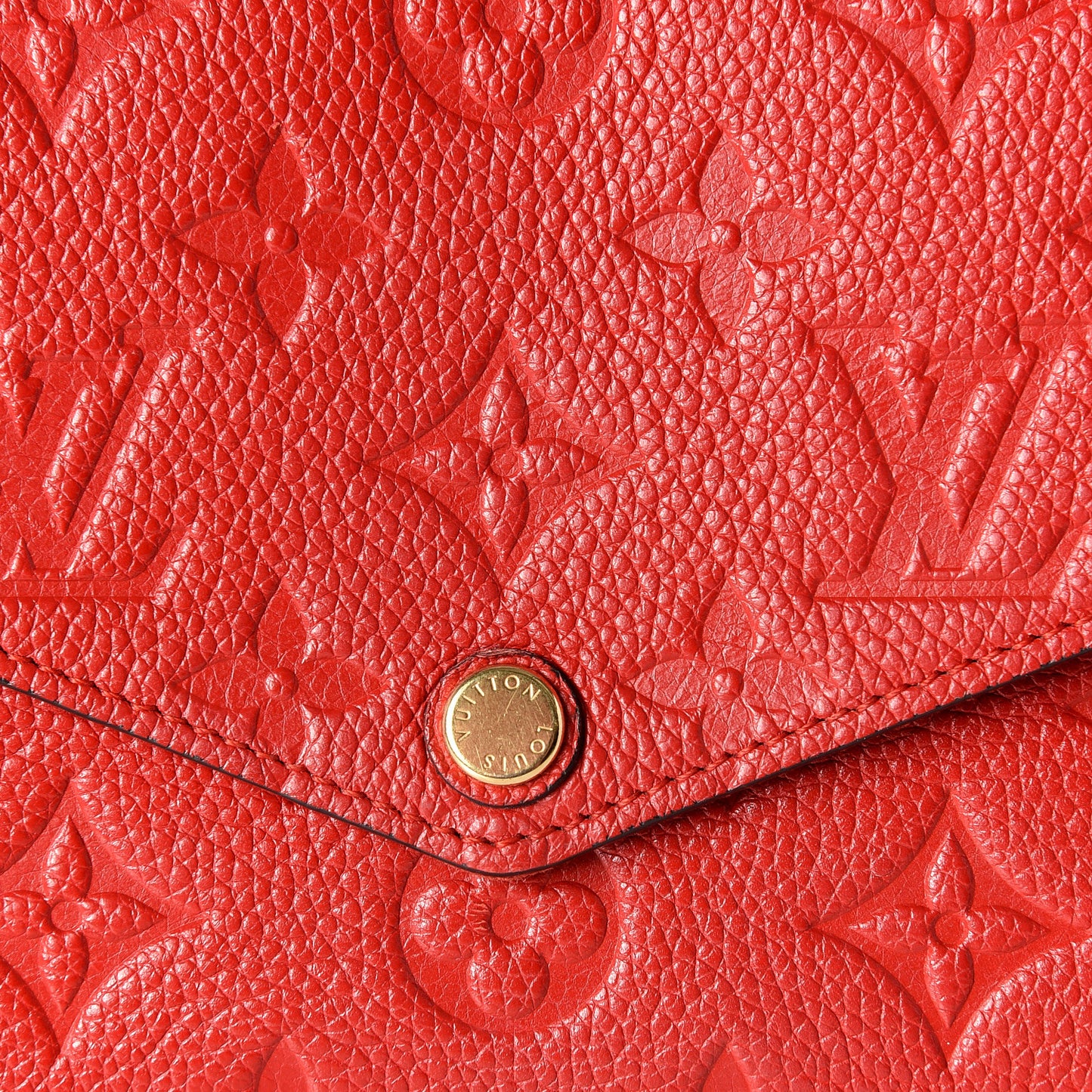 Empreinte Pochette Felicie Chain Wallet Cherry