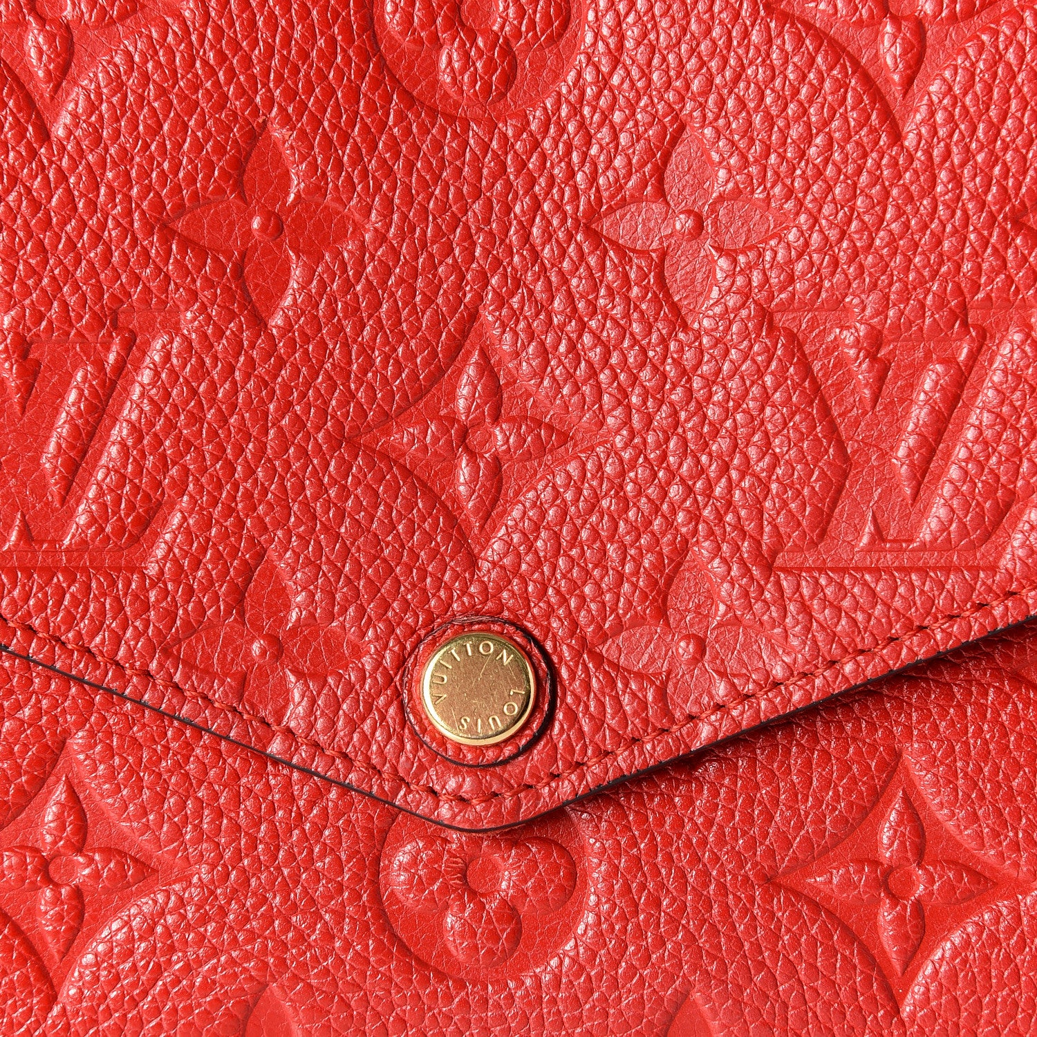Louis Vuitton Empreinte Pochette Felicie Chain Wallet Cherry 8 of 9