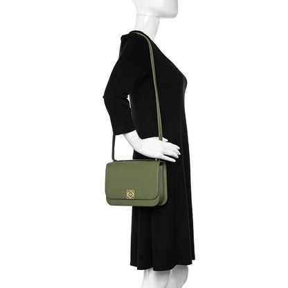 Loewe Silk Calfskin Goya Bag Avocado 3 of 16
