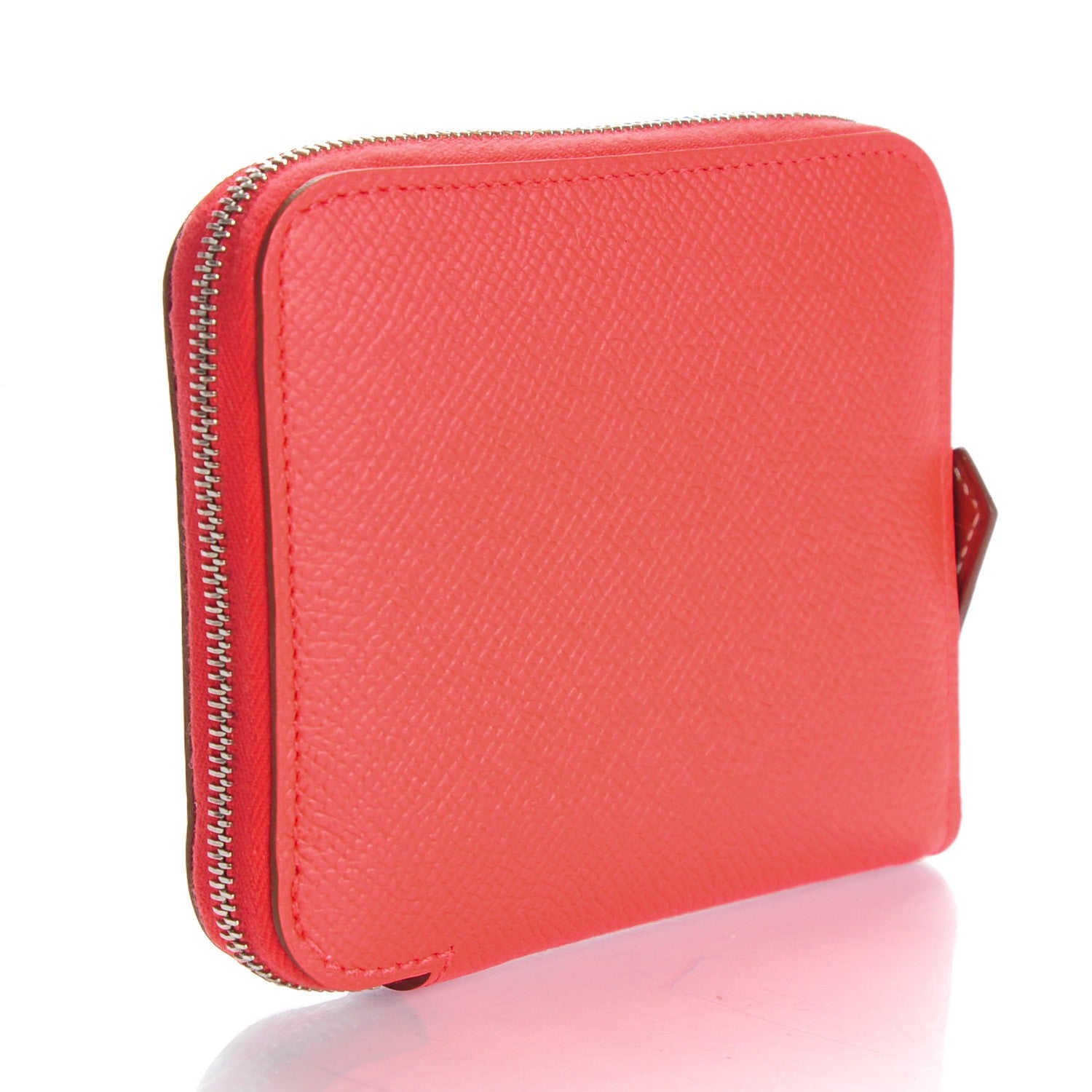 Hermes Epsom Silk'in Compact Wallet Rose Jaipur 3 of 9