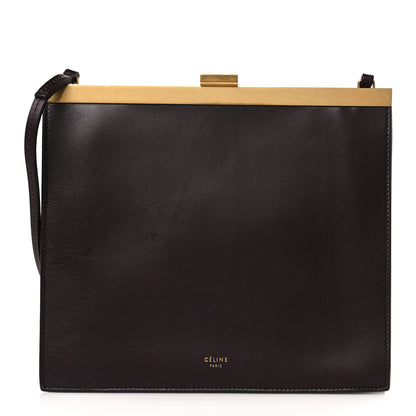 Celine Smooth Calfskin Mini Clasp Bag Bordeaux 1 of 9