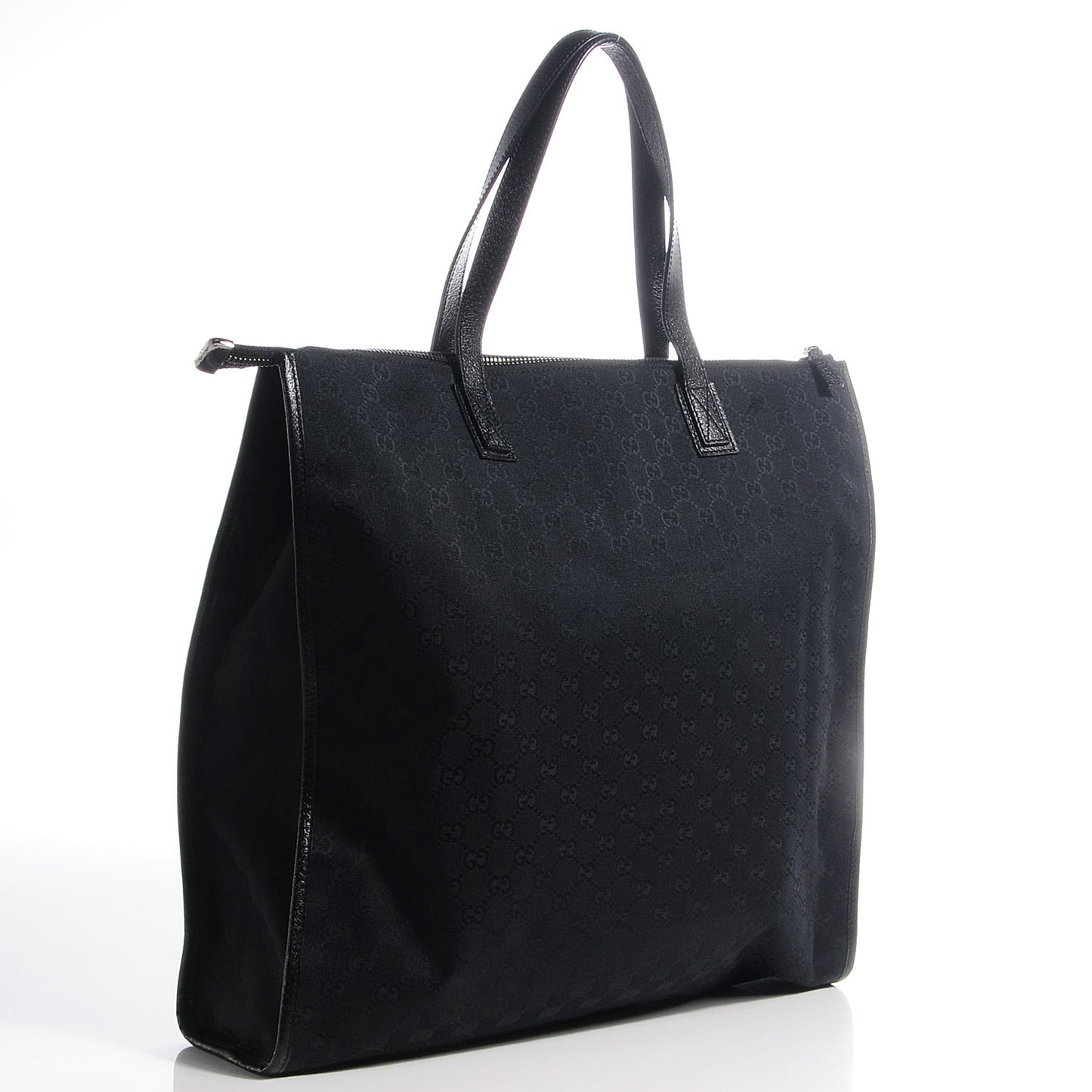 Monogram Large Tote Black