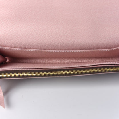 Louis Vuitton Damier Ebene Caissa Wallet Rose Ballerine 5 of 16