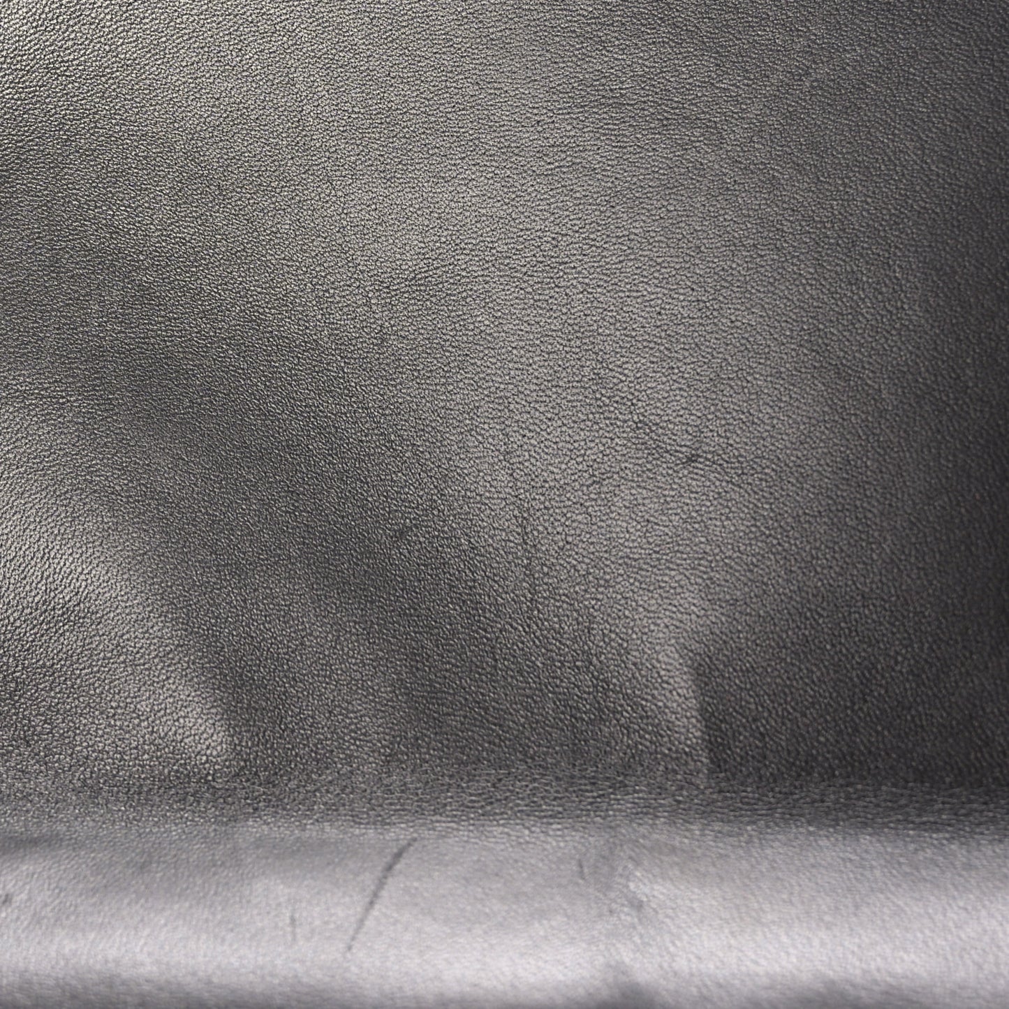 Metallic Lambskin Quilted Maxi Single Flap Grey