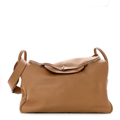Hermes Taurillon Clemence Lindy 45 Tabac Camel 1 of 8