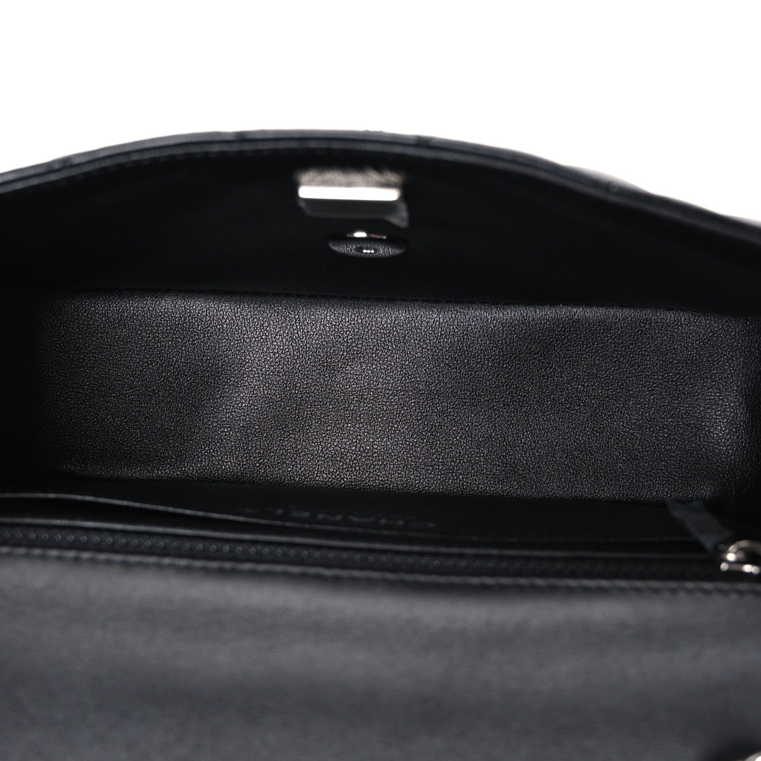 Chanel Lambskin Quilted Mini Rectangular Flap Black 5 of 10