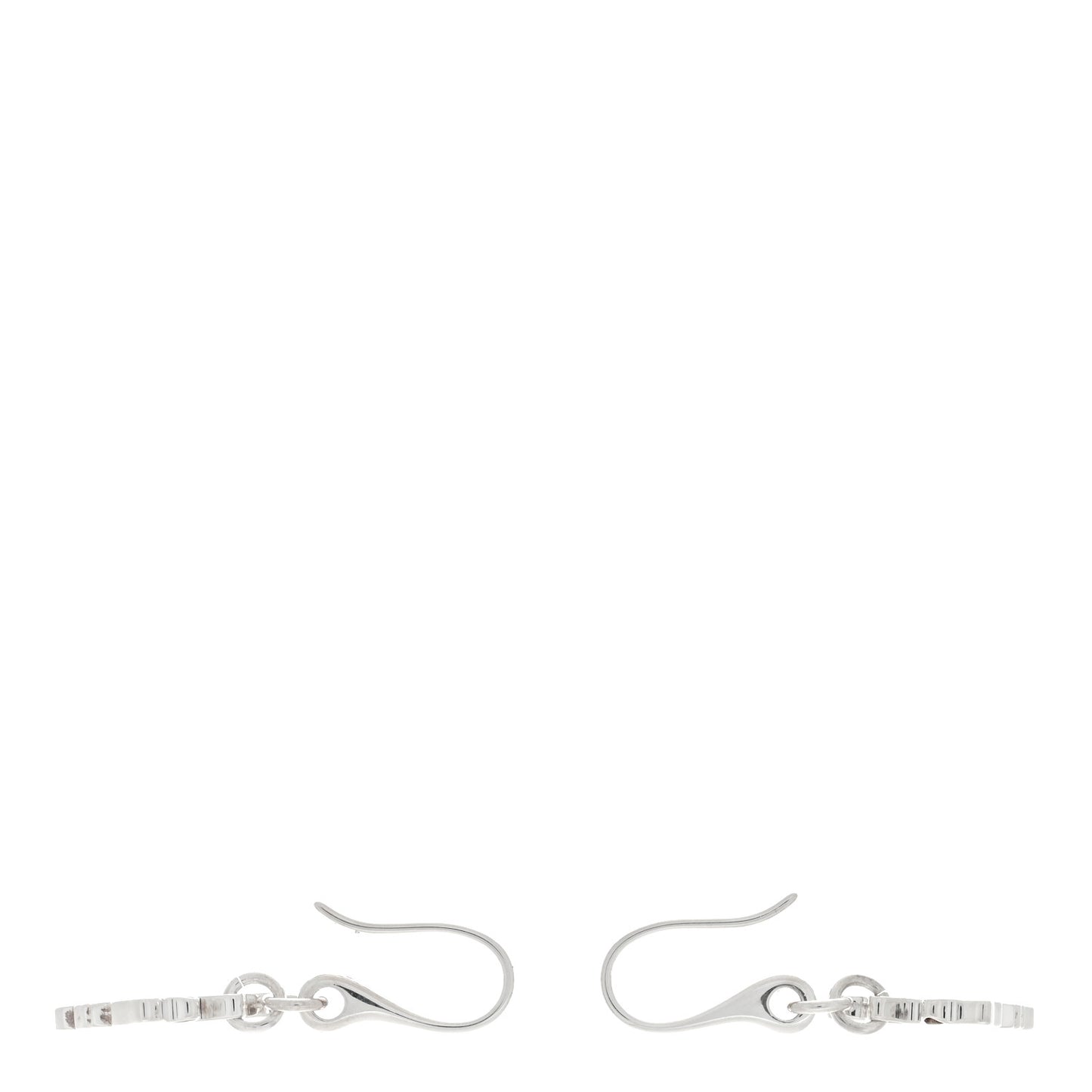 Sterling Silver Trademark Butterfly Drop Earrings