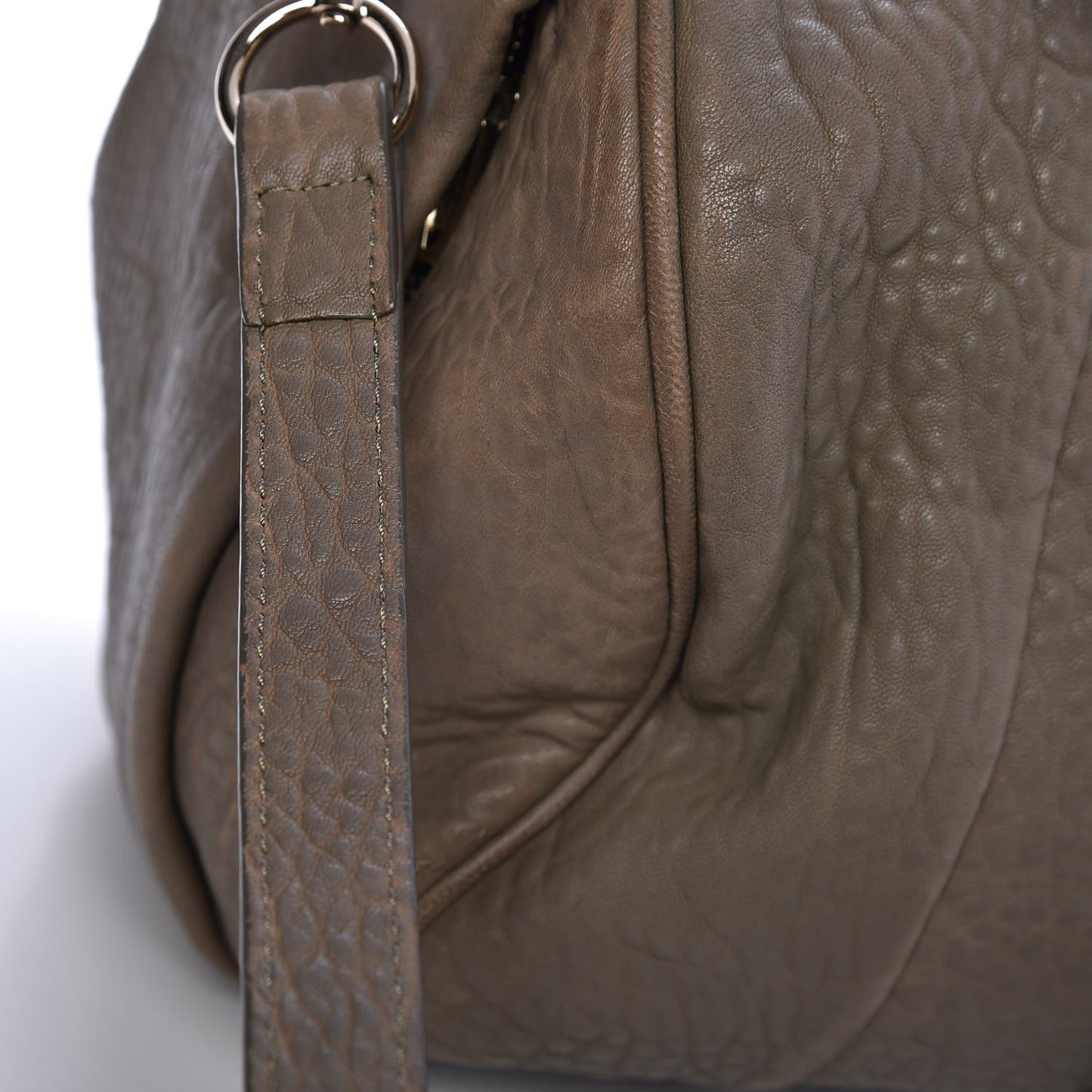 Pebbled Lambskin Rocco Latte