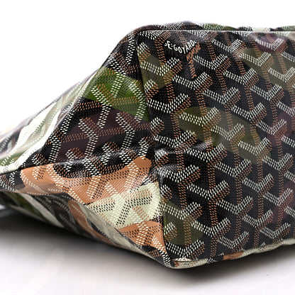 Goyard Goyardine Saint Louis Lettres Camouflage PM Black Green 8 of 10