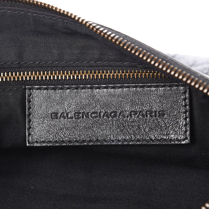 Balenciaga Agneau Classic Hardware Flat Handle Clutch Black 6 of 7