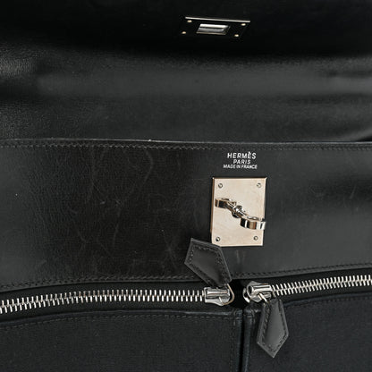 Hermes Box Toile Lakis Kelly 32 Black 10 of 24