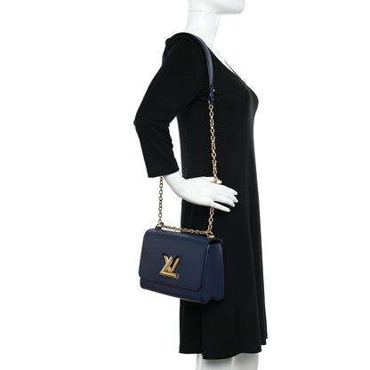 Louis Vuitton Epi Twist Shoulder Bag MM Indigo 2 of 11