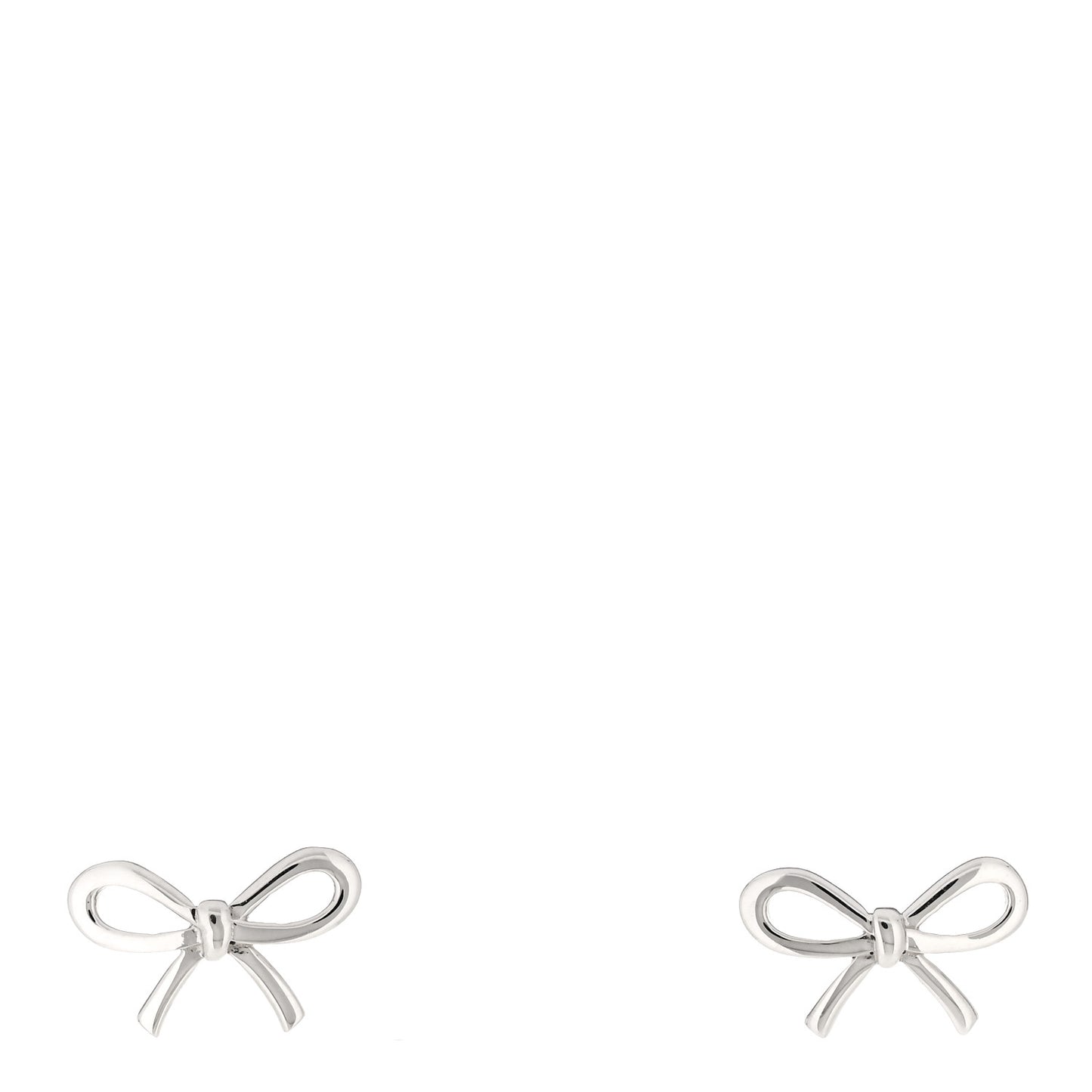 Sterling Silver Bow Earrings