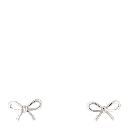 Tiffany Sterling Silver Bow Earrings 1 of 4