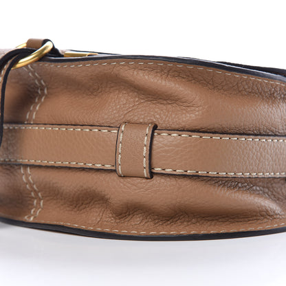 Chloe Calfskin Mini Marcie Round Crossbody Bag Nut 9 of 9