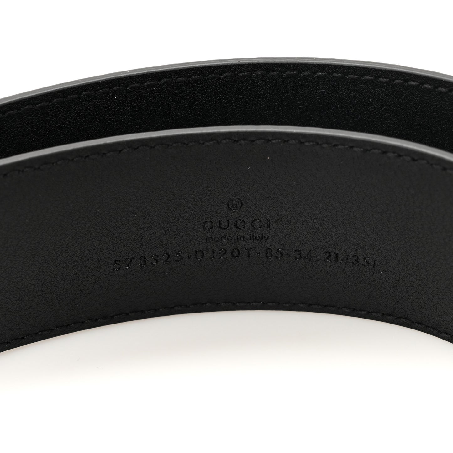 Textured Dollar Calfskin 40mm Belt 85 34 Black
