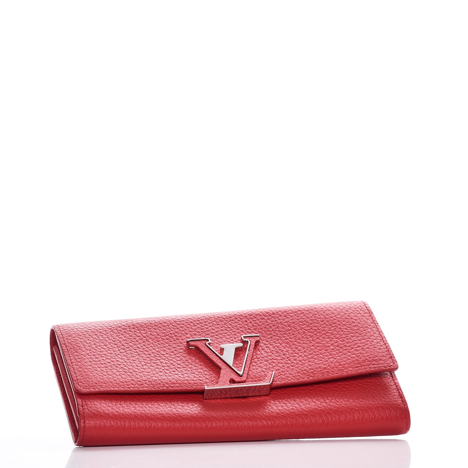Louis Vuitton Taurillon Capucines Wallet Rubis 4 of 8