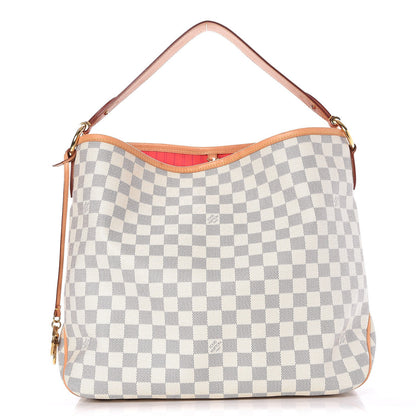 Louis Vuitton Damier Azur Delightful MM Pink 1 of 9