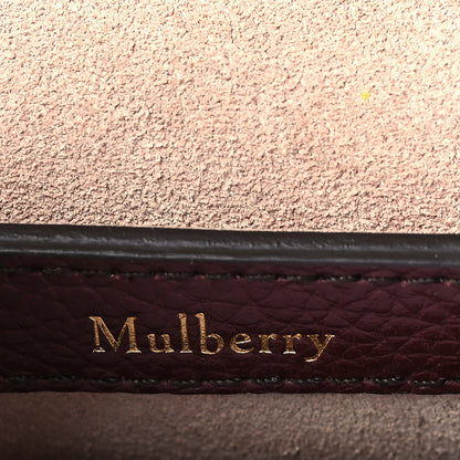 Mulberry Perforated Small Classic Grain Calfskin Amberley Satchel Oxblood 6 of 8
