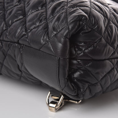 Chanel Nylon Quilted Coco Cocoon Backpack Black 10 of 10
