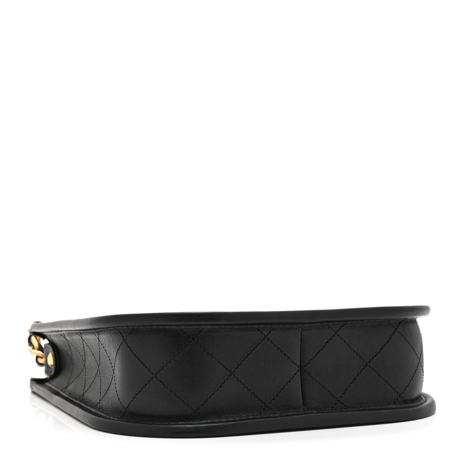 Chanel Calfskin Quilted Small Hobo Black 4 of 10