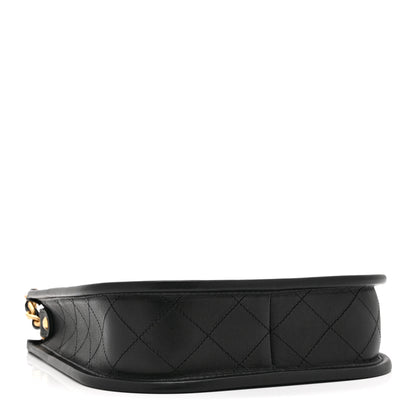 Chanel Calfskin Quilted Small Hobo Black 4 of 10