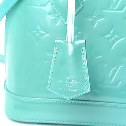 Louis Vuitton Vernis Alma BB Blue Lagon 7 of 9