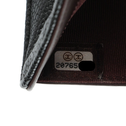 Chanel Caviar Quilted Zipped Pocket Wallet Black 9 of 9