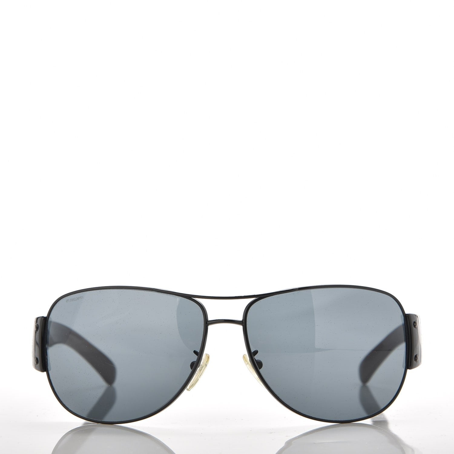 Prada Aviator Sunglasses SPR 52G Black 2 of 8