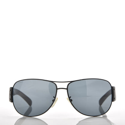 Prada Aviator Sunglasses SPR 52G Black 2 of 8