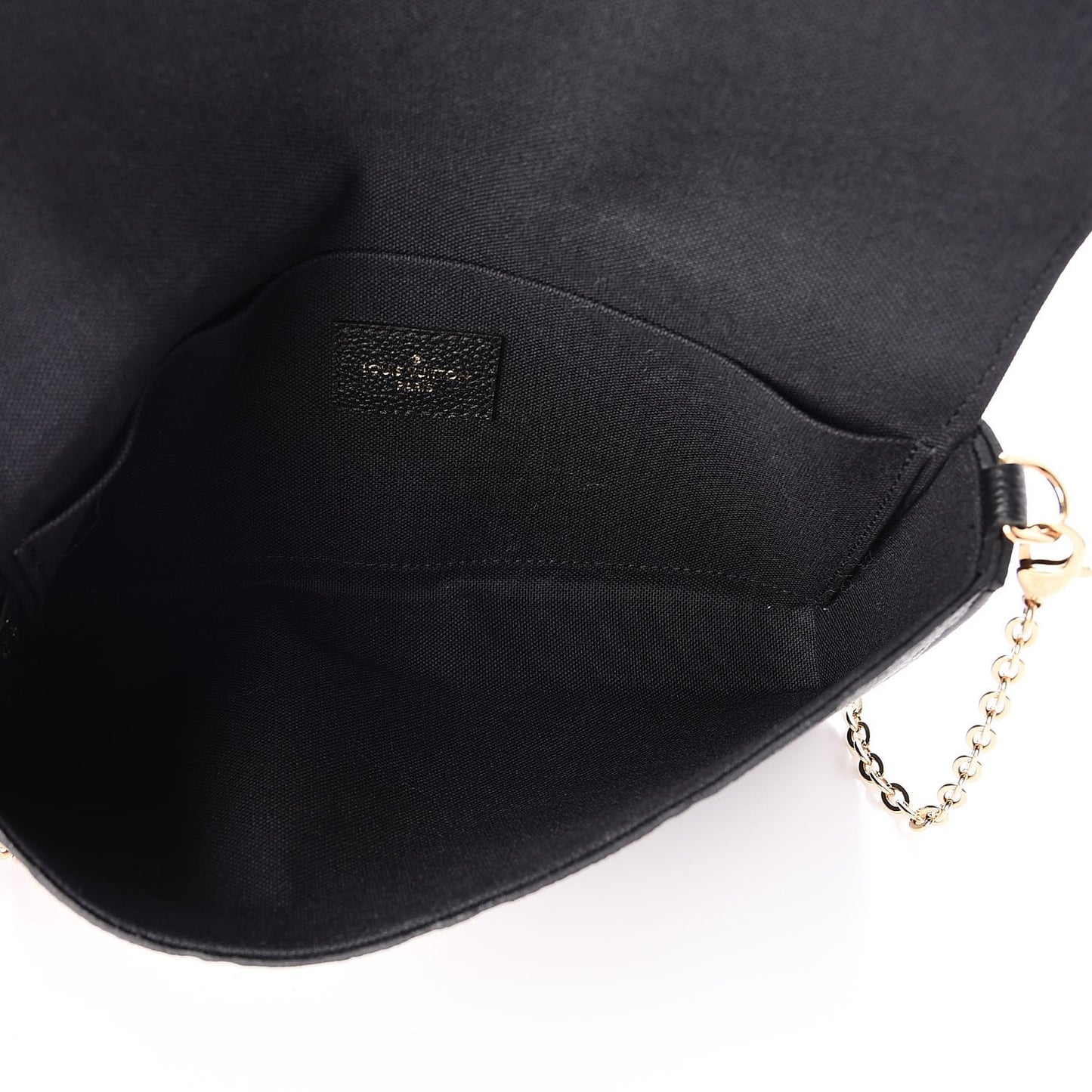 Empreinte Pochette Felicie Chain Wallet Black
