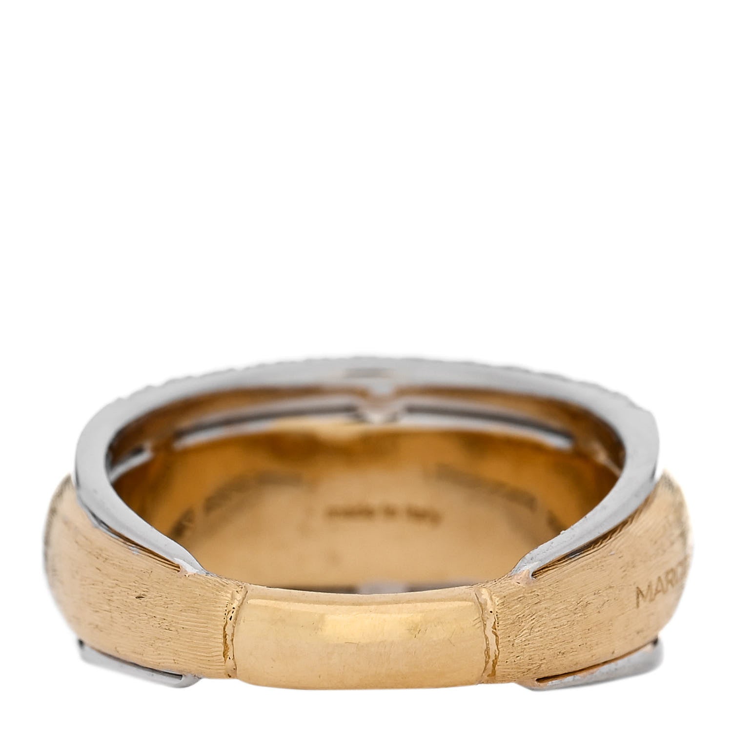 Marco Bicego 18K Yellow Gold Diamond Lucia Ring 54 7 3 of 6